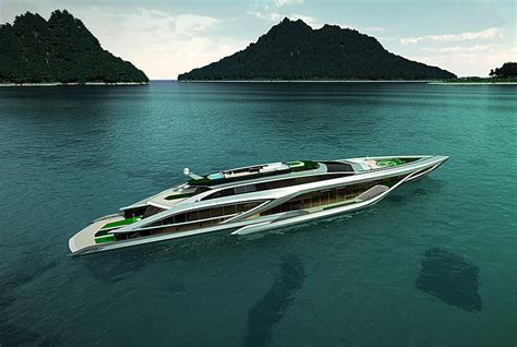 Yachtdesign Fairwei Megayacht Luxusyacht D Design Superyachten Megayachten Konzept