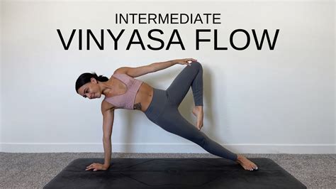 Intermediate Vinyasa Yoga Flow 40 Minute Intuitive Practice YouTube