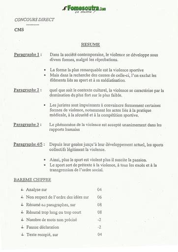 Exemple De Resume Dun Texte Pdf Ijanve