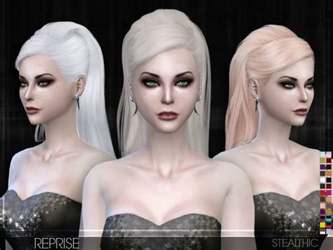 Stealthic Reprise Female Hair Sims Haircuts