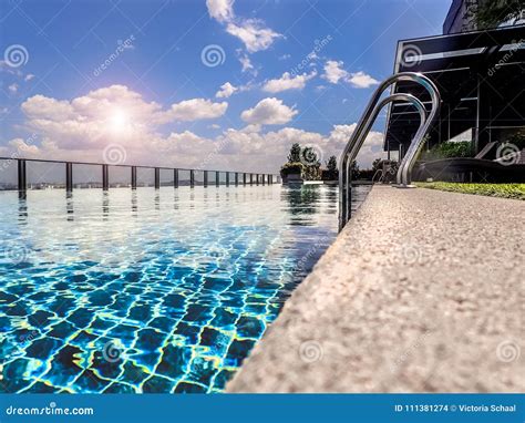 Resort Terrace With Rooftop Pool Editorial Stock Image Image Of