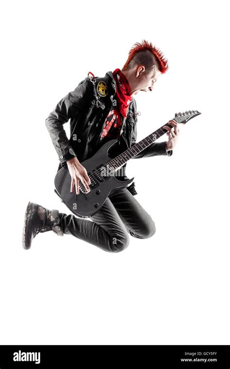 Punk Boy Red Hairstyle Stockfotos Und Bilder Kaufen Alamy