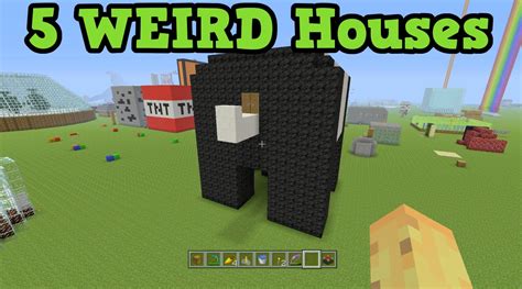 Check spelling or type a new query. Minecraft - 5 WEIRD House Ideas (House Tutorial) - YouTube
