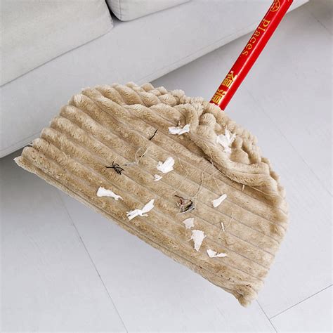 1pc Soft Reusable Practical Flannel Broom Sweeping Cloth Broom
