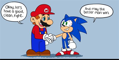 Funny Mario And Sonic