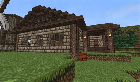 Minecraft Building tutorial: Modern, Mid-sized house ...