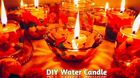Diy Water Candle Diwali Decoration Water Candle Floating