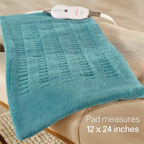 Sunbeam Heating Pad For Pain Relief Xl King Size Softtouch 4 Heat