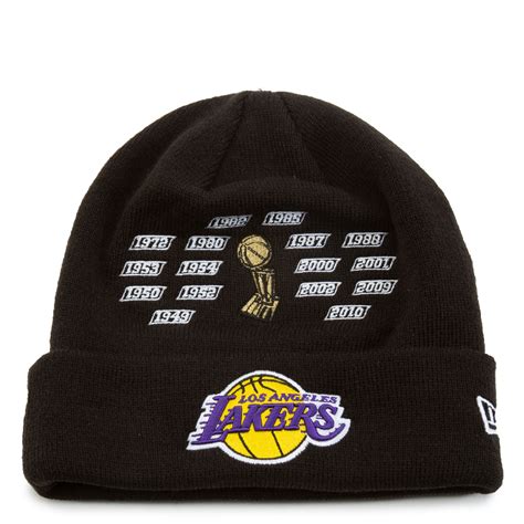 Lakers Beanie New Era Team Colour Out Line Los Angeles Lakers Cuff