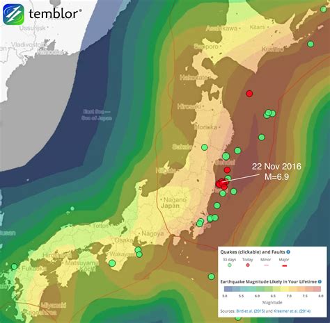Japan Earthquake Fukushima Map