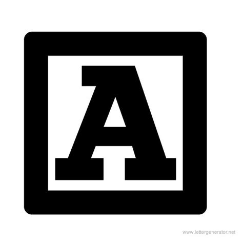 So the small text letters that you see in the output box above are just a few of the 130,000+ symbols that are specified in the one final note about using small text on social media: Block Alphabet Gallery - Free Printable Alphabets | LETTER ...
