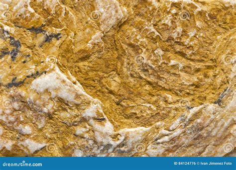 Closed Detail Of Ochre Stone Stock Photo Image Of Natural Floor