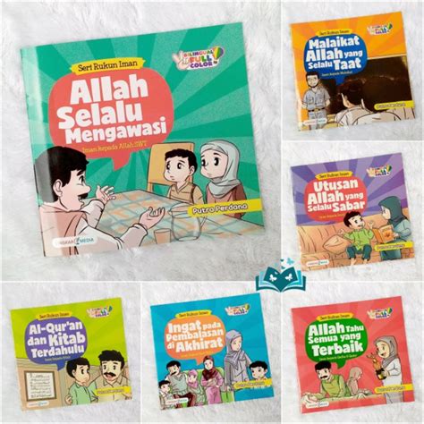 Jual Buku Cerita Anak Seri Rukun Iman Anak Balita Muslim Islami