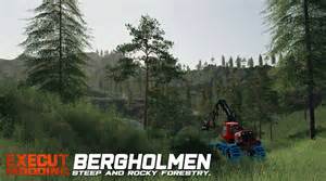 Bergholmen Hardcore Forestry Map V10 For Fs2019 For