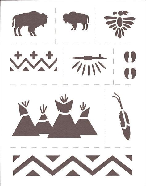 Native American Indian Stencil Patterns Native American Patterns