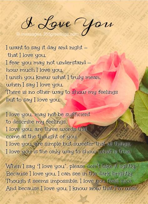 Love Poems For Him With Image
