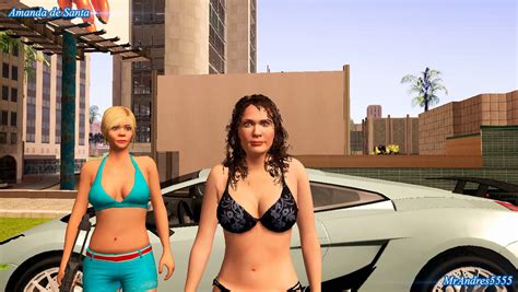 Gta Sa Modding Agency Amanda De Santa Bikini Hot Sex Picture