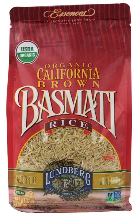 Lundberg Organic California Brown Basmati Rice 2 Lbs Basmati Rice