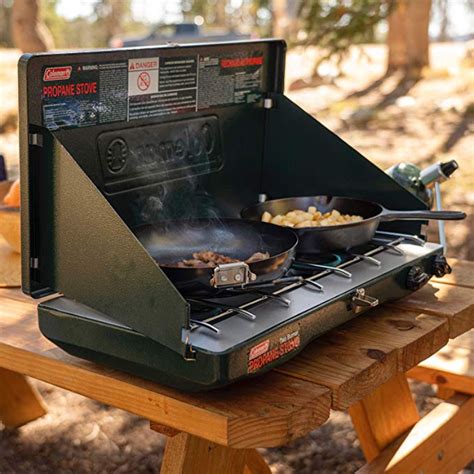 Coleman Gas Stove Portable Propane Gas Classic Camp Stove With 2