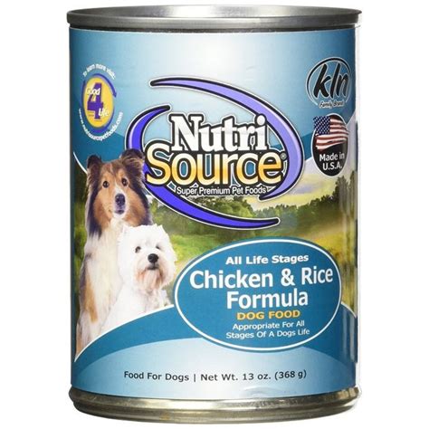 Chicken, chicken liver, turkey, chicken broth, turkey broth, duck, salmon, whole grain brown rice, oatmeal, carrots, peas, potatoes turkey and chicken are the #1 and #2 ingredients in this 5 star small breed wet dog food brand. Chicken & Rice Canned Dog Food, 13 OZ | Theisen's Home & Auto