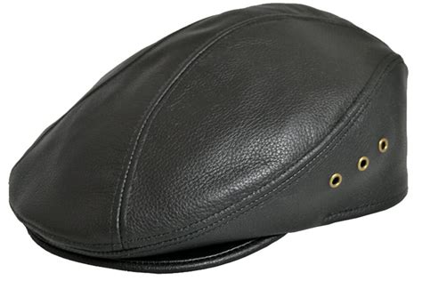Leather Ascot Ivy Driver Cap Made In Usa Various Colors