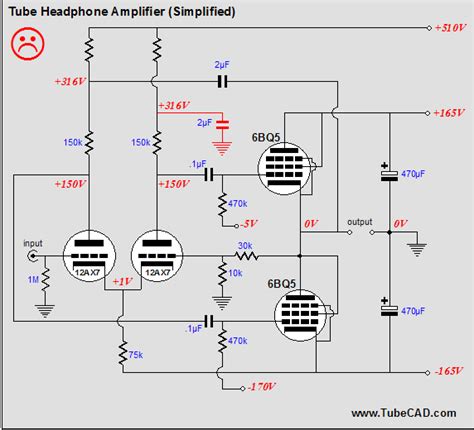 Tube Headphone Amplifier Schematic Typo