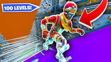 The Hardest 100 Level Deathrun In Fortnite Youtube