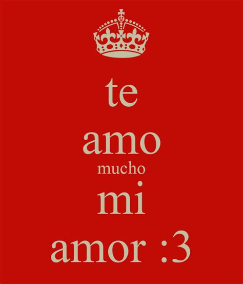 Te Amo Mucho Mi Amor 3 Poster Agustina Keep Calm O Matic