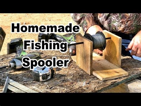 Homemade Fishing Line Spooling Station My Bios