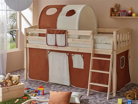 Ob antik oder neu, himmelbett oder prunkbett, massivholz kaufen sie sich ein außergewöhnliches bett bei antikmoebel.de, haben sie. Ticaa Hochbett Eric V Kiefer Natur braun-beige Jetzt ...