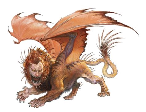 Manticore The Forgotten Realms Wiki Books Races Classes And More