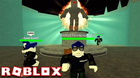 Guest 666 Boss Fight Guest World Roblox Youtube