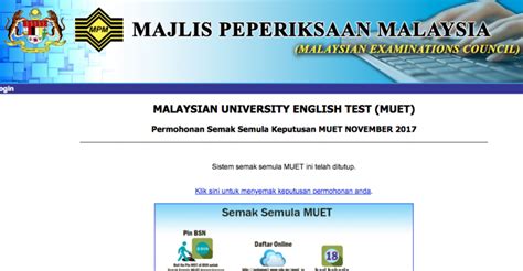 159 likes · 12 talking about this. Tarikh Dan Cara Semakan Keputusan Peperiksaan MUET Untuk ...