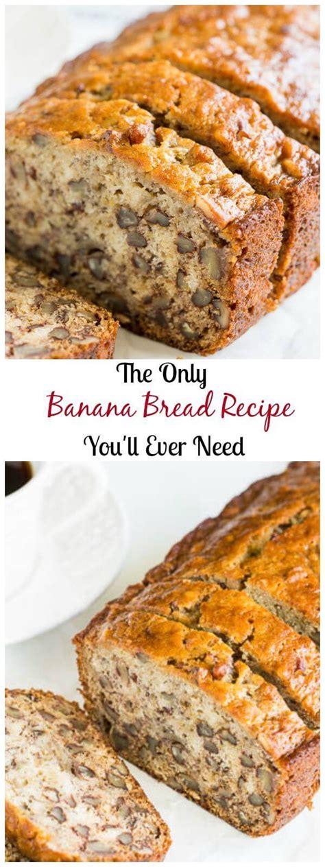 A roundup of our best baked good recipes that feature bananas, including quick bread, cakes if you're up for adding a second or third ingredient, try cocoa powder, toasted nuts, chocolate chucks this recipe is popular with parents avoiding dairy and eggs for allergy reasons, but it should be even. Best Banana Bread | Recipe | Best banana bread, Banana nut ...