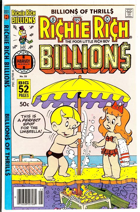 Richie rich (jake brennan) is happy with his new trillionaire life, but murray thinks he's spending too much money. Richie Rich Billions #25