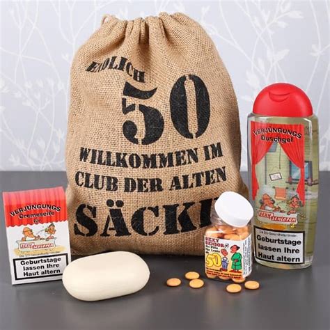 Ein halbes jahrhundert geschafft und noch viel schönes liegt vor dem geburtstagskind. Lustige Geschenke | Zum Geburtstag witzige Geschenkideen