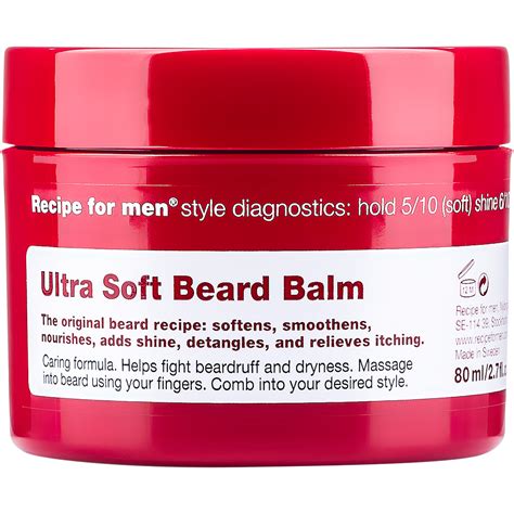 ultra soft beard balm recipe for men nordicfeel