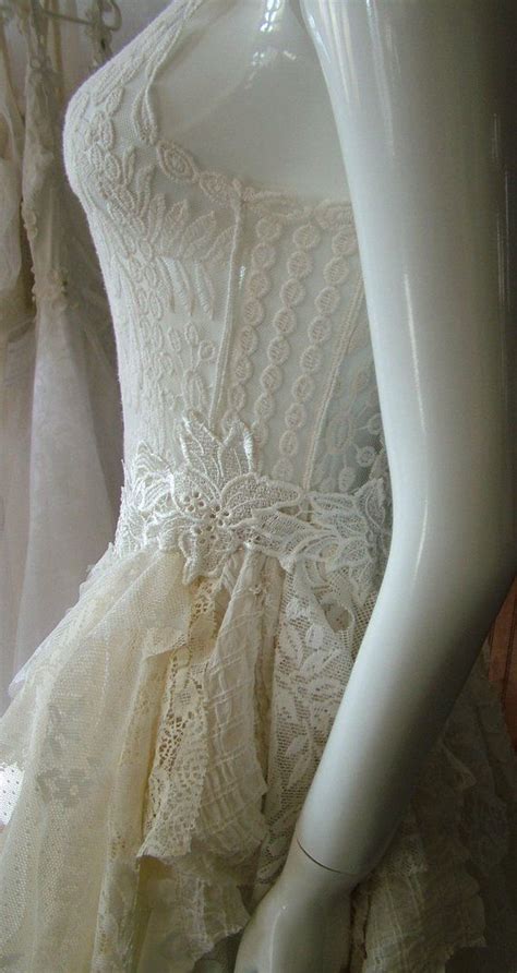1920s Flapper Style Cream White Wedding Dress Etsy In 2021