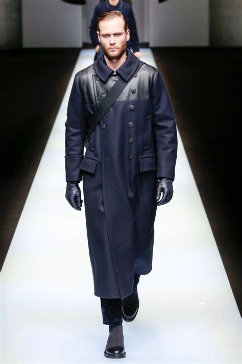 Giorgio Armani Fall 2018 Menswear Fashion Show Collection Runway