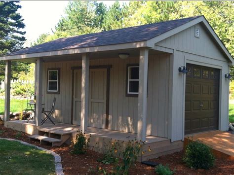 The porch shed line takes our three most popular shed styles and adds a porch space to them, turning a normal shed into a beautiful cabin space. Sheds with Covered Porches — The Shed Shop USA