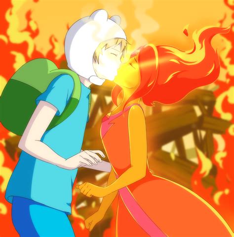 Finn And Flame Princess Adventure Time Couples Fan Art 34654192