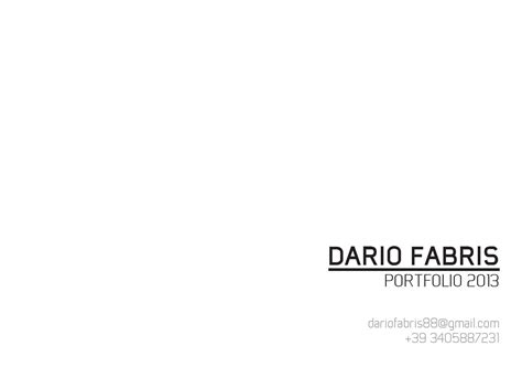 Portfolio Dario By Dario Issuu