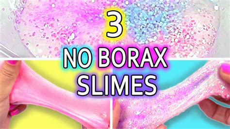 How To Make Slime Without Borax 2 Ingredients Youtube