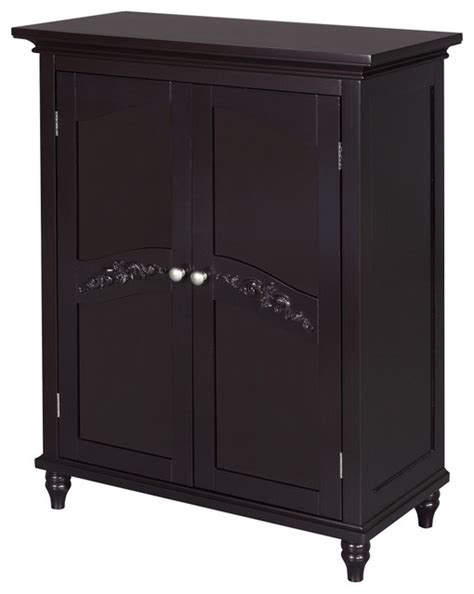 Medicine cabinets are a common fixture in many households; Yvette 2 Door Floor Cabinet - Contemporary - Medicine ...