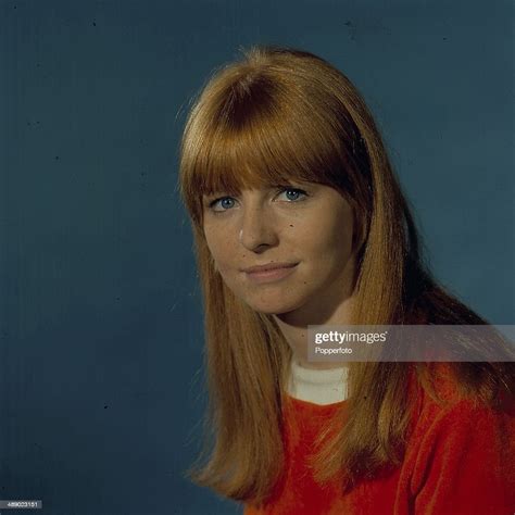 English Actress Jane Asher Posed On The Set Of The Television Drama