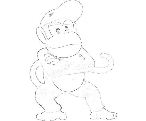 18 Diddy Kong Coloring Pages To Print Free Printable Coloring Pages