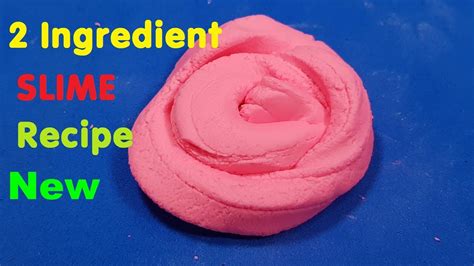 2 Ingredient Slime No Glue No Borax Easy Diy Slime Recipe New Youtube