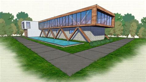 Sketchup Concept Drawings With Photoshop Avaxhome