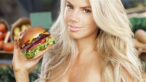 Carls Jr Launches Super Bowl Ad With Charlotte Mckinney And Vegetables