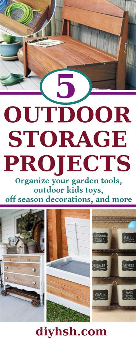 6 Diy Outdoor Storage Projects Diy Home Sweet Home